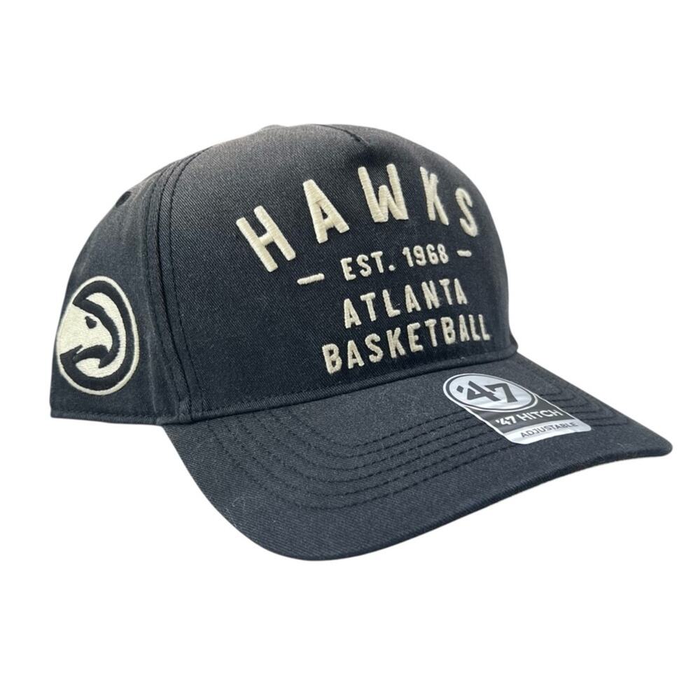 NWT Atlanta Hawks NBA Snapback Cap '47 Hitch OSFM Adjustable Dusted Laramie